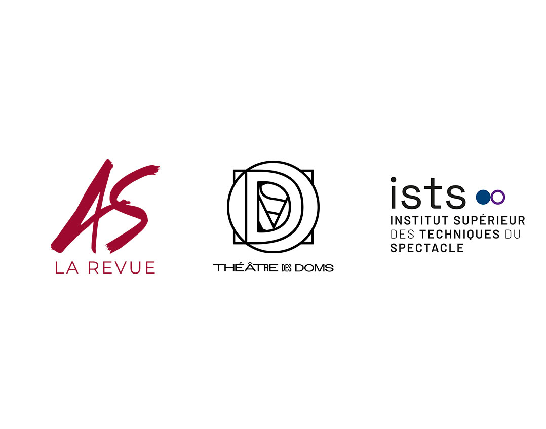 Logos de AS, du Théâtre des Doms et de l'ISTS