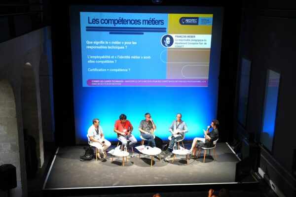 Table ronde de Réditec à l'atelier théâtre de l'ISTS